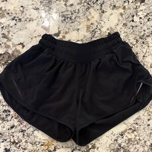 lululemon Black Hottie Hot Shorts
